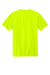 Volunteer Knitwear VL100 USA Made All American Short Sleeve Crewneck T-Shirts Safety Green Flat Back