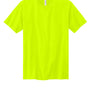Volunteer Knitwear Mens USA Made All American Short Sleeve Crewneck T-Shirt - Safety Green