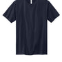Volunteer Knitwear Mens USA Made All American Short Sleeve Crewneck T-Shirt - Strong Navy Blue