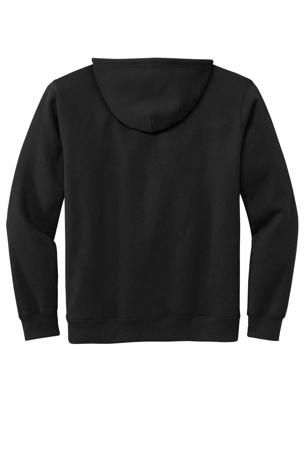 Volunteer Knitwear VL130H Chore Fleece Hooded Sweatshirt Hoodie Deep Black Flat Back