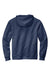 Volunteer Knitwear VL130H Chore Fleece Hooded Sweatshirt Hoodie Heather Strong Navy Blue Flat Back