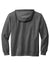 Volunteer Knitwear VL130ZH Chore Fleece Full Zip Hooded Sweatshirt Hoodie Heather Charcoal Grey Flat Back