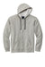 Volunteer Knitwear VL130ZH Chore Fleece Full Zip Hooded Sweatshirt Hoodie Heather Grey Flat Front