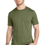 Volunteer Knitwear Mens USA Made Short Sleeve Crewneck T-Shirt - Heather Military Green