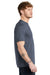 Volunteer Knitwear VL40 Short Sleeve Crewneck T-Shirt Heather Navy Blue Side