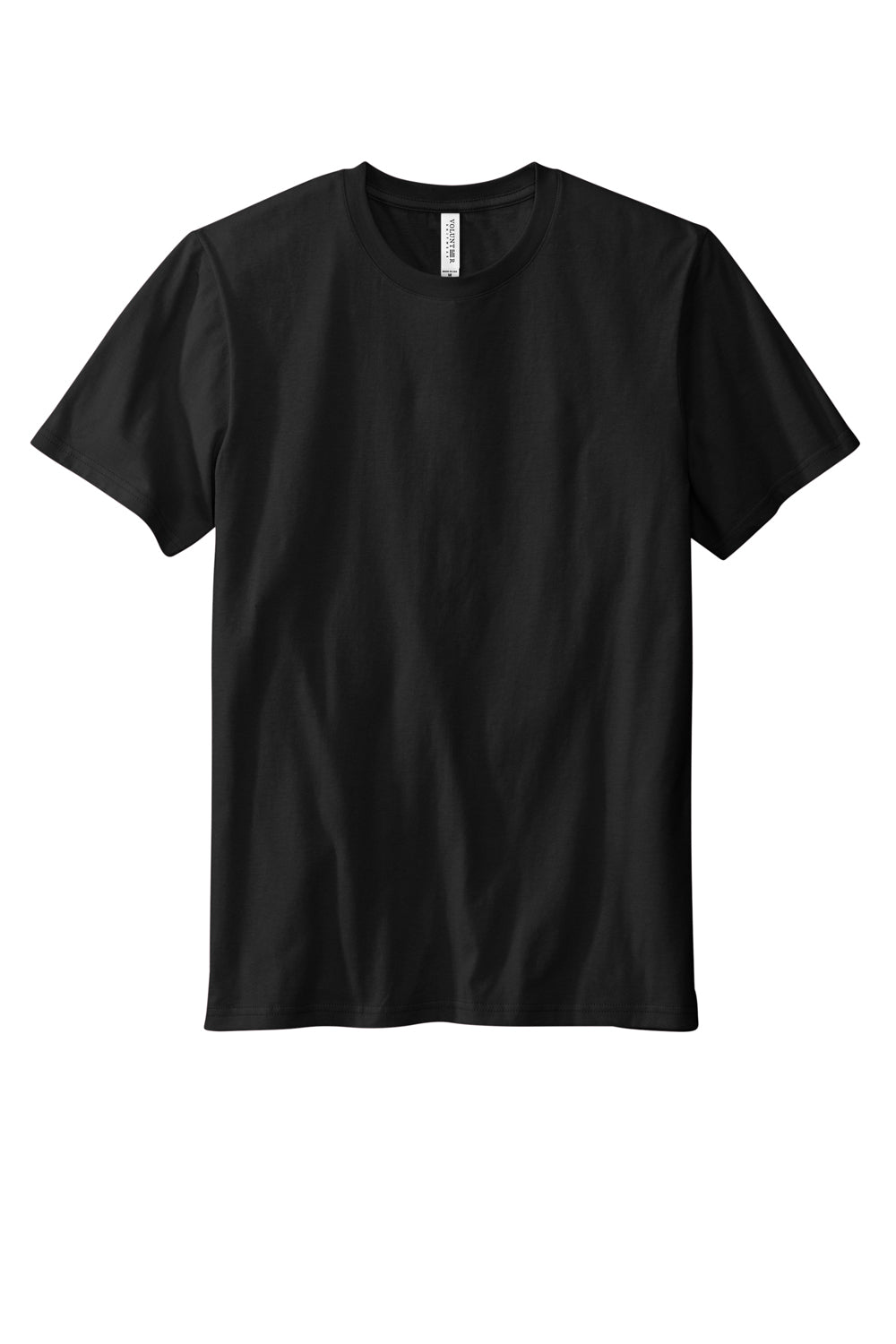 Volunteer Knitwear VL45 Daily Short Sleeve Crewneck T-Shirt Deep Black Flat Front