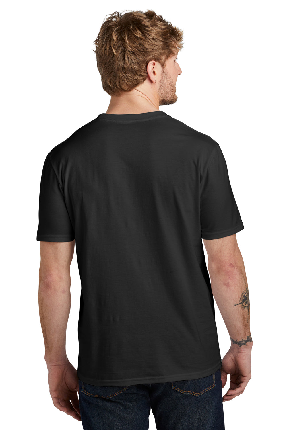 Volunteer Knitwear VL45 Daily Short Sleeve Crewneck T-Shirt Deep Black Back