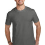 Volunteer Knitwear Mens USA Made Daily Short Sleeve Crewneck T-Shirt - Steel Grey