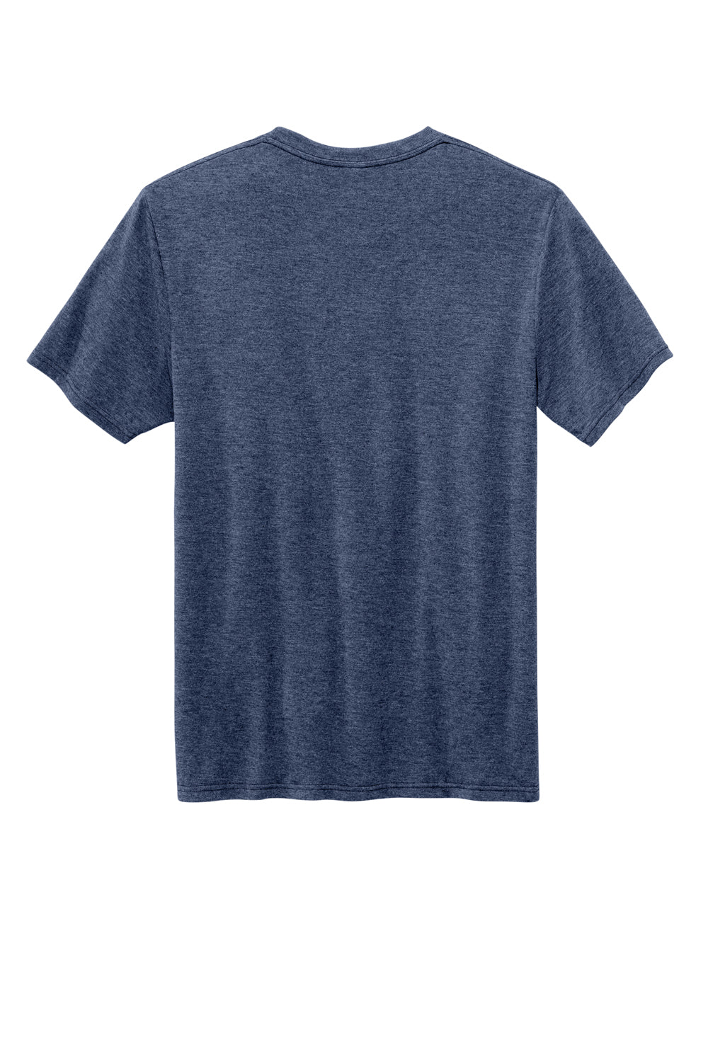 Volunteer Knitwear VL45 Daily Short Sleeve Crewneck T-Shirt Heather Navy Blue Flat Back