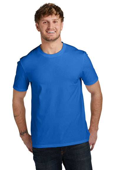 Volunteer Knitwear VL45 Daily Short Sleeve Crewneck T-Shirt True Royal Blue Front