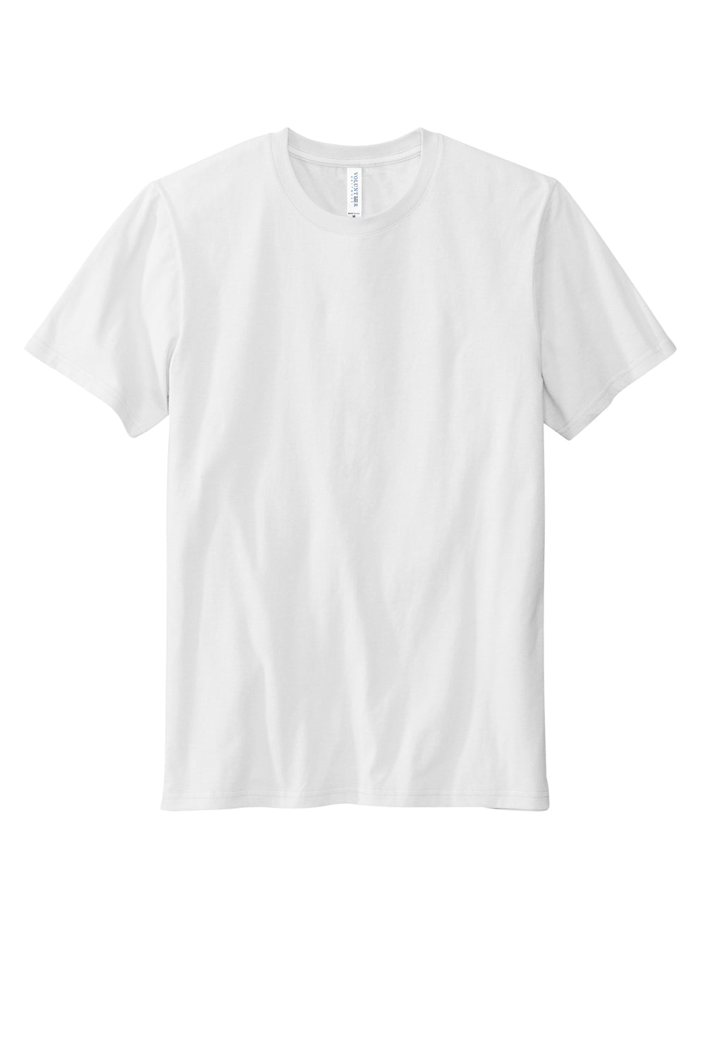 Volunteer Knitwear VL45 Daily Short Sleeve Crewneck T-Shirt White Flat Front
