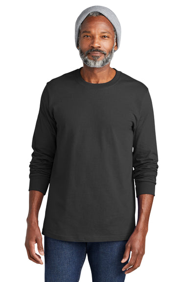 Volunteer Knitwear VL60LS Chore Long Sleeve Crewneck T-Shirt Steel Grey Front