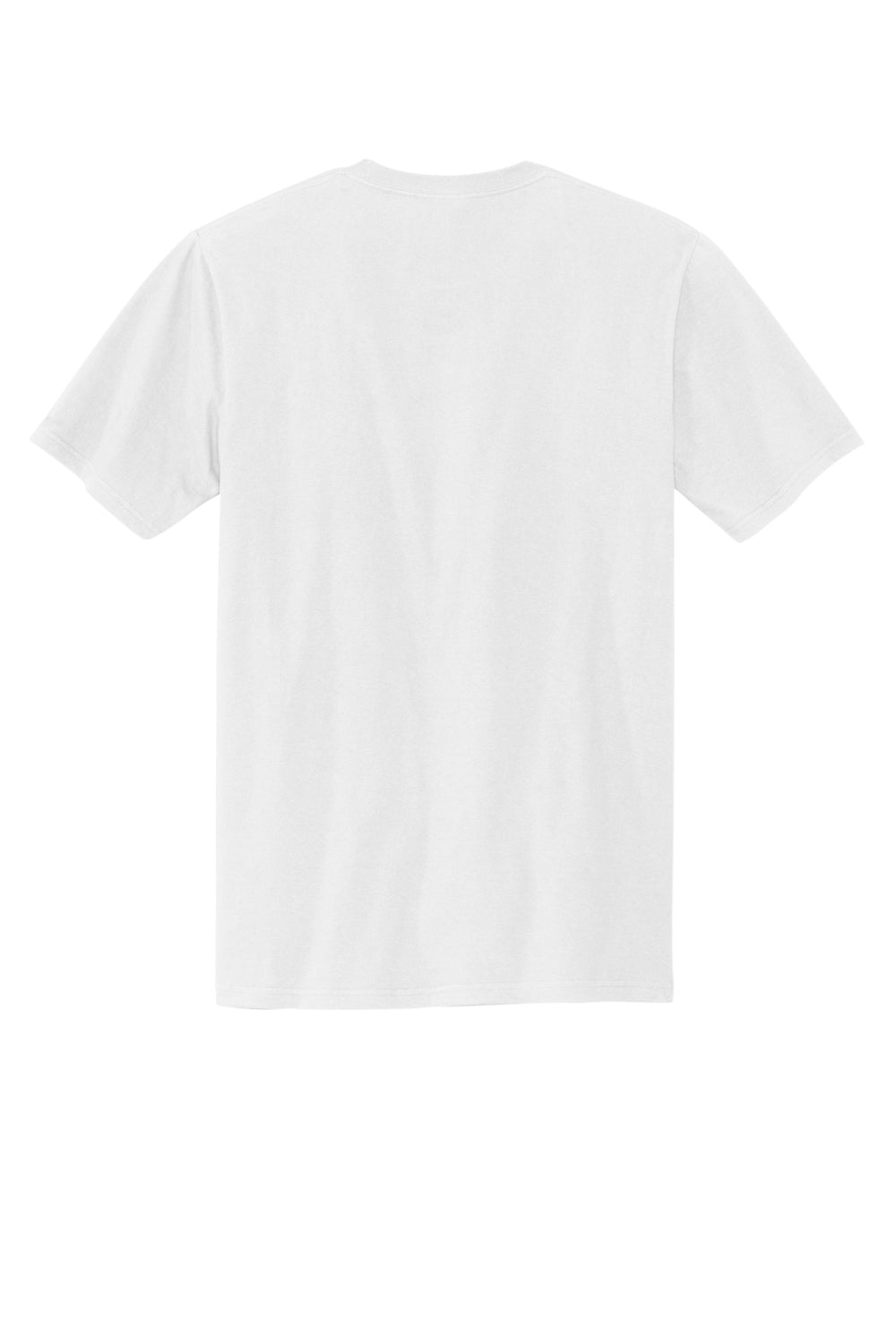 Volunteer Knitwear VL60 Chore Short Sleeve Crewneck T-Shirt White Flat Back