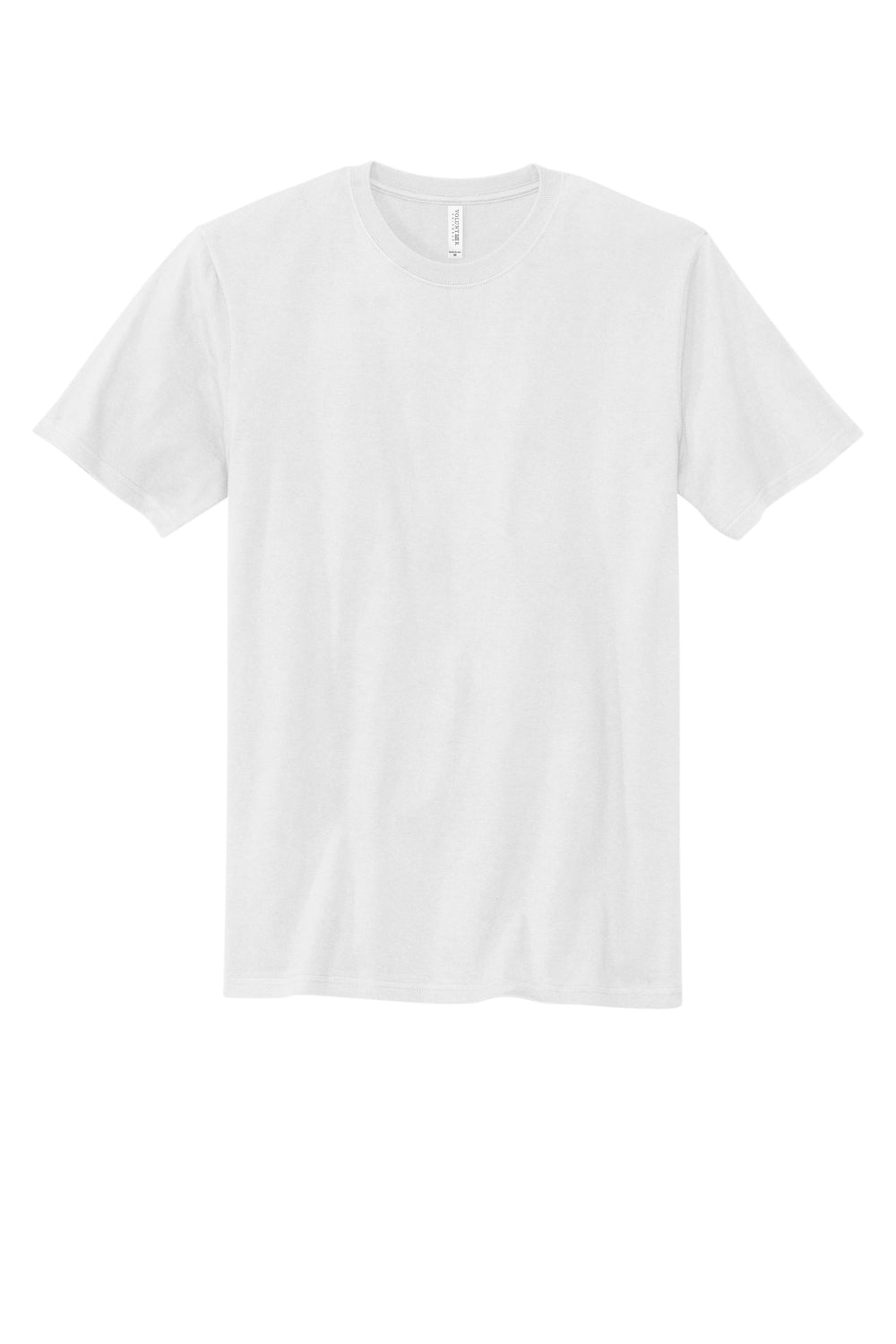 Volunteer Knitwear VL60 Chore Short Sleeve Crewneck T-Shirt White Flat Front