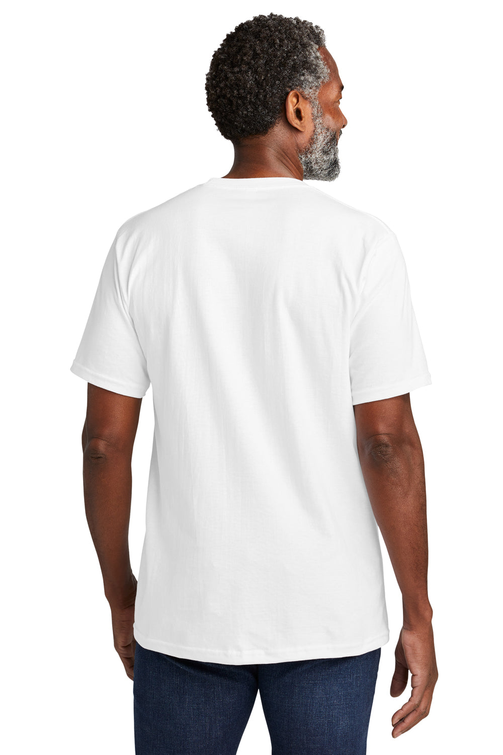 Volunteer Knitwear VL60 Chore Short Sleeve Crewneck T-Shirt White Back