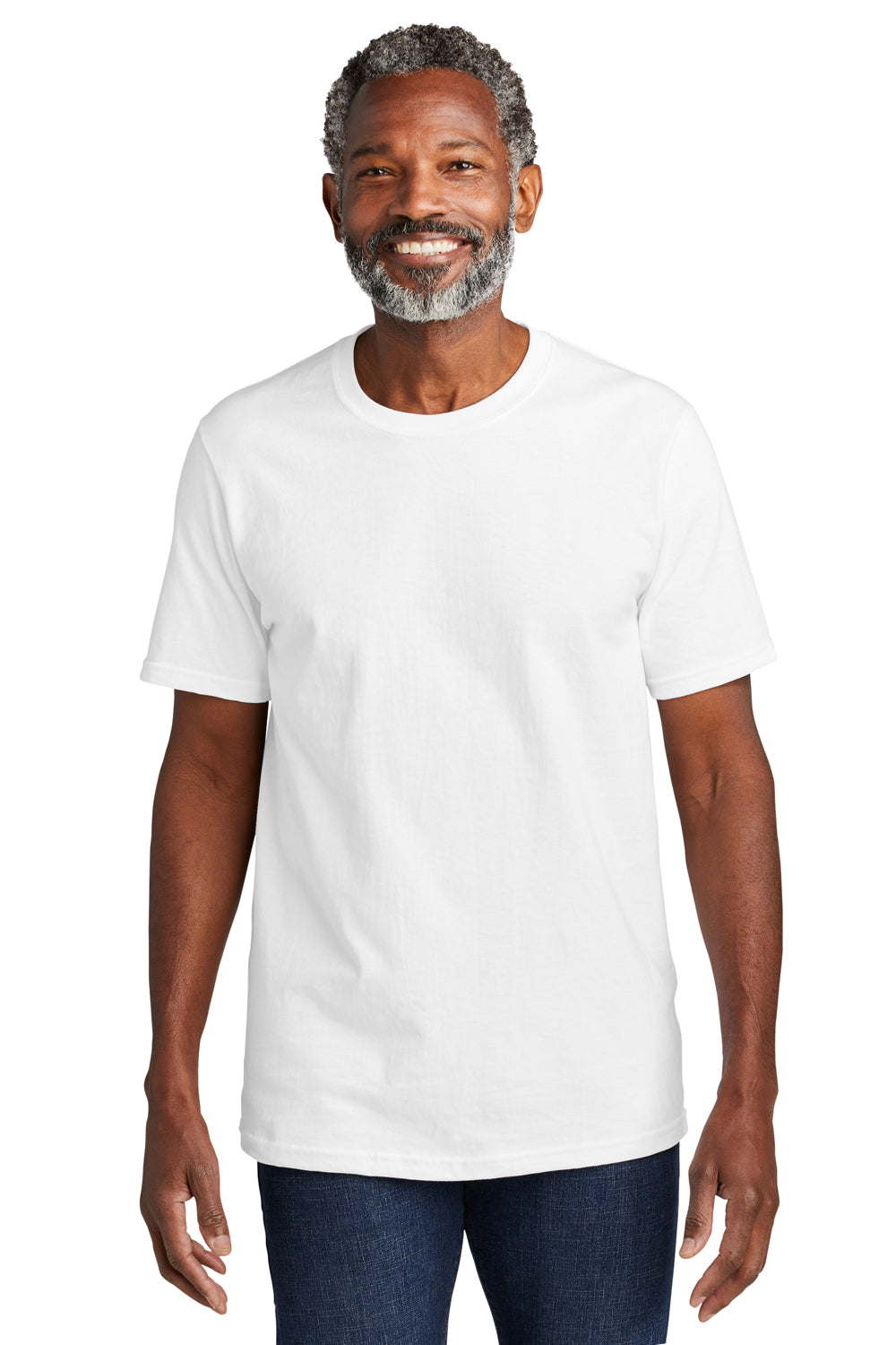 Volunteer Knitwear VL60 Chore Short Sleeve Crewneck T-Shirt White Front