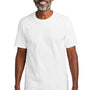 Volunteer Knitwear Mens USA Made Chore Short Sleeve Crewneck T-Shirt - White