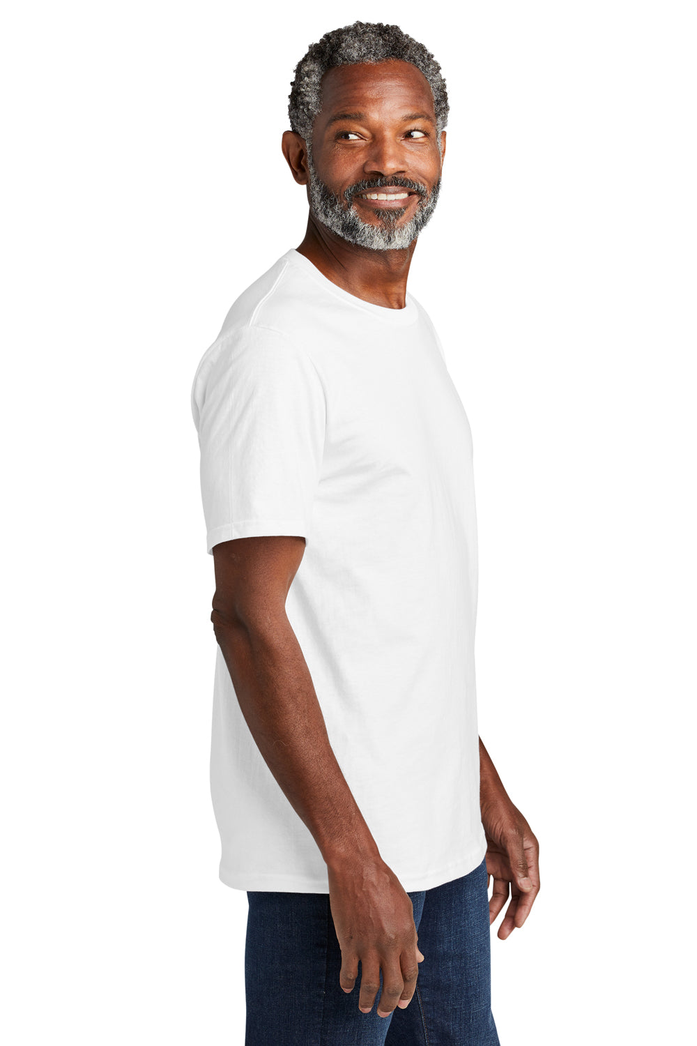Volunteer Knitwear VL60 Chore Short Sleeve Crewneck T-Shirt White Side