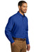 Port Authority W100/TW100 Carefree Stain Resistant Long Sleeve Button Down Shirt w/ Pocket True Royal Blue 3Q