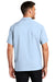 Port Authority Mens Performance Short Sleeve Button Down Camp Shirt Cloud Blue Side