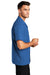 Port Authority Mens Performance Short Sleeve Button Down Camp Shirt True Blue Side