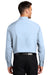 Port Authority Mens Performance Long Sleeve Button Down Shirt w/ Pocket Cloud Blue Side