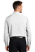Port Authority Mens Performance Long Sleeve Button Down Shirt w/ Pocket White Side