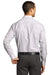 Port Authority Mens SuperPro Long Sleeve Button Down Shirt w/ Pocket Gusty Grey/White Side