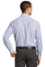Port Authority Mens SuperPro Long Sleeve Button Down Shirt w/ Pocket Oxford Blue/White Side