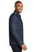 Port Authority W676 Perfect Denim Long Sleeve Button Down Shirt Dark Wash Side