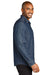 Port Authority W676 Perfect Denim Long Sleeve Button Down Shirt Medium Wash Side