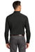 Port Authority Mens City Stretch Long Sleeve Button Down Shirt Black Side