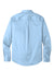 Port Authority W808 SuperPro Wrinkle Resistant React Long Sleeve Button Down Shirt w/ Pocket Cloud Blue Flat Back