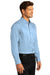 Port Authority W808 SuperPro Wrinkle Resistant React Long Sleeve Button Down Shirt w/ Pocket Cloud Blue 3Q