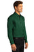 Port Authority W808 SuperPro Wrinkle Resistant React Long Sleeve Button Down Shirt w/ Pocket Dark Green 3Q
