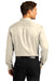 Port Authority Mens SuperPro Wrinkle Resistant React Long Sleeve Button Down Shirt w/ Pocket Ecru Side