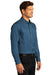 Port Authority W808 SuperPro Wrinkle Resistant React Long Sleeve Button Down Shirt w/ Pocket Regatta Blue 3Q