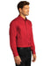Port Authority W808 SuperPro Wrinkle Resistant React Long Sleeve Button Down Shirt w/ Pocket Rich Red 3Q