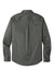 Port Authority W808 SuperPro Wrinkle Resistant React Long Sleeve Button Down Shirt w/ Pocket Storm Grey Flat Back