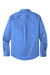 Port Authority W808 SuperPro Wrinkle Resistant React Long Sleeve Button Down Shirt w/ Pocket Ultramarine Blue Flat Back