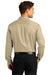 Port Authority Mens SuperPro Wrinkle Resistant React Long Sleeve Button Down Shirt w/ Pocket Wheat Side
