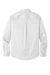 Port Authority W808 SuperPro Wrinkle Resistant React Long Sleeve Button Down Shirt w/ Pocket White Flat Back