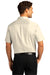 Port Authority Mens SuperPro React Short Sleeve Button Down Shirt w/ Pocket Ecru Side