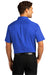 Port Authority Mens SuperPro React Short Sleeve Button Down Shirt w/ Pocket True Royal Blue Side