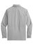 Port Authority W960 UV Daybreak Long Sleeve Button Down Shirt Gusty Grey Flat Back