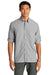 Port Authority W960 UV Daybreak Long Sleeve Button Down Shirt Gusty Grey 3Q