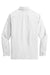 Port Authority W960 UV Daybreak Long Sleeve Button Down Shirt White Flat Back