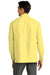 Port Authority W960 Mens Daybreak Moisture Wicking Long Sleeve Button Down Shirt w/ Double Pockets Yellow Back