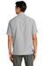 Port Authority W961 UV Daybreak Short Sleeve Button Down Shirt Gusty Grey Back