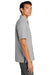 Port Authority W961 UV Daybreak Short Sleeve Button Down Shirt Gusty Grey Side